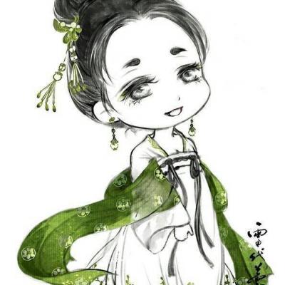 9张软萌古风Q版女生头像 治愈感拉满的古风萌系女头合集