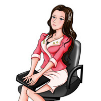 职场女生专属！14张好看的微信卡通头像合集