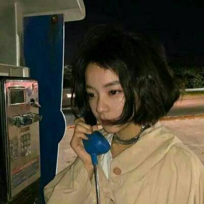 15张高清高冷气质短发女生头像 氛围感拉满