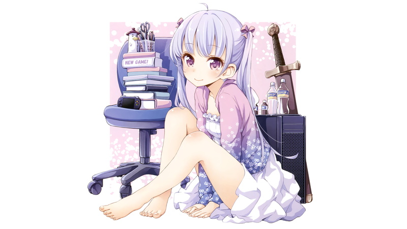 凉风青叶壁纸合集！《New Game!》女主笑颜高清图
