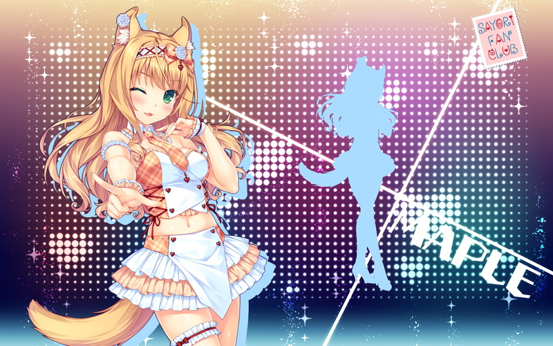 《猫娘乐园》枫角色1080P高清壁纸 还有多款姐妹角色壁纸可选