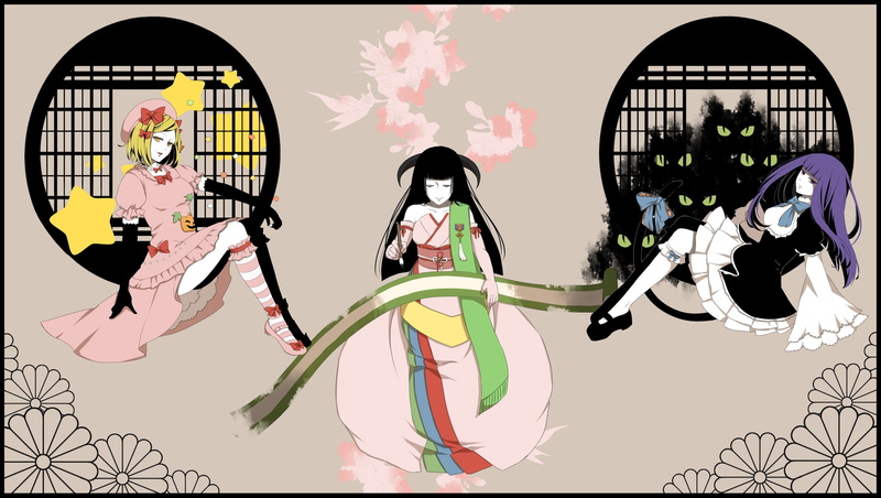 海猫鸣泣之时魔女们的2K高清壁纸！芙蕾德莉卡·贝伦卡斯泰露等角色