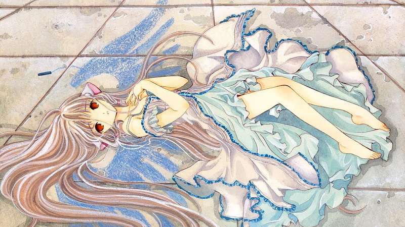 《人形电脑天使心》金发红眸动漫少女壁纸合集