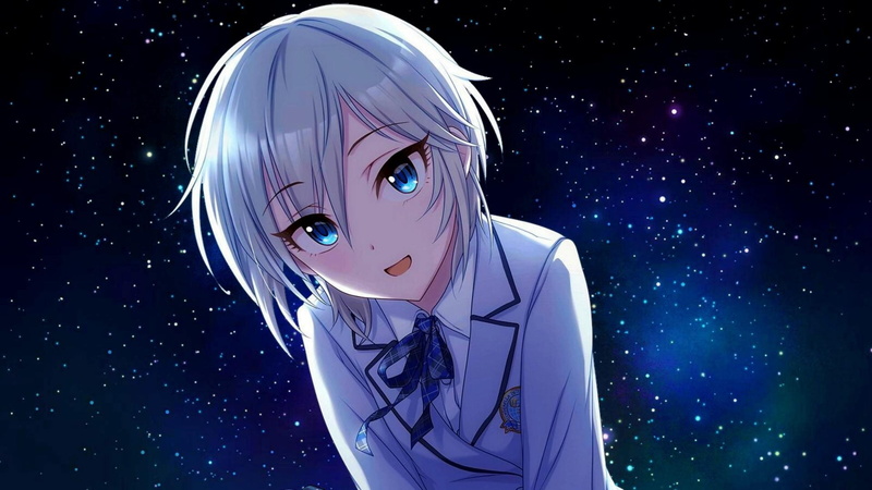 偶像大师灰姑娘女孩 蓝瞳白毛少女 高清壁纸合集