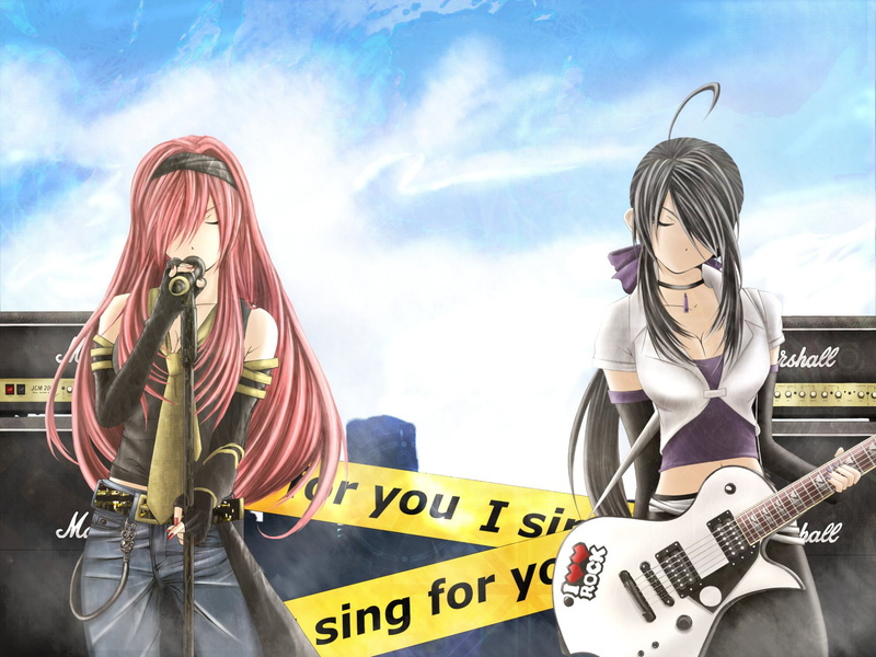 超吸睛！1080P高清二次元壁纸 巡音流歌、弱音白等Vocaloid角色合集