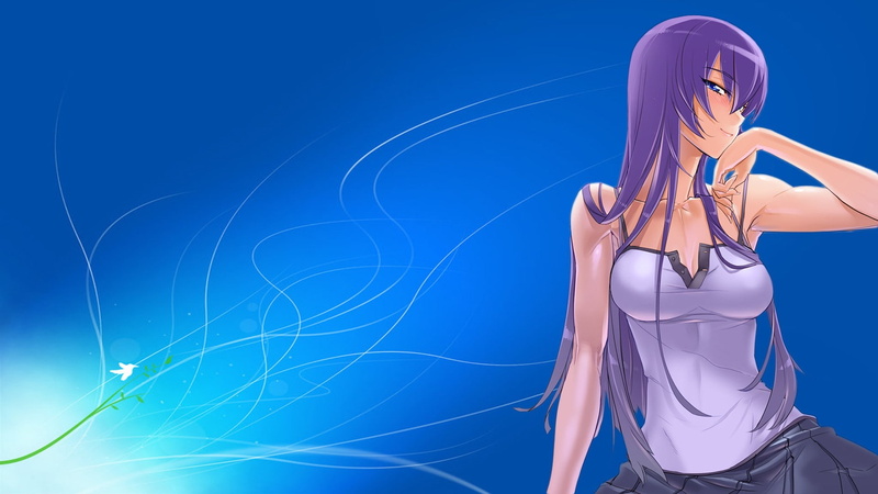 二次元少女 大月唯 动漫壁纸 1080P高清手机壁纸