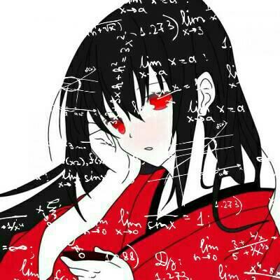 女生带数字公式的动漫头像合集 14张高清好看的女生动漫头像