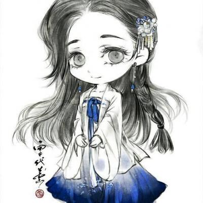 9张软萌古风Q版女生头像 治愈感拉满的古风萌系女头合集