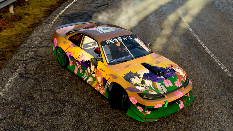 当盾勇主角开着日产漂移 还能当壁纸的神仙画风谁不爱