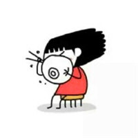 9张高清可爱女汉子卡通头像 一次看全