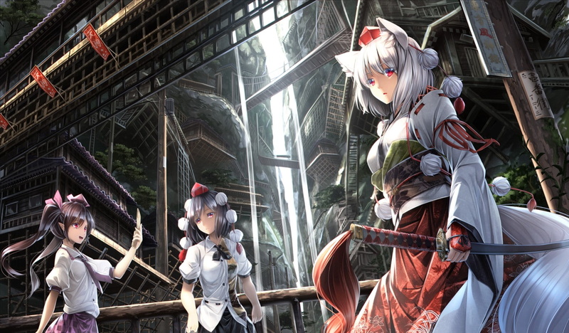 动漫少女壁纸合集 东方Project角色超美场景