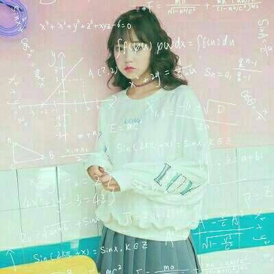 带数学公式的闺蜜头像来啦！20张高清一人一张的好看头像合集