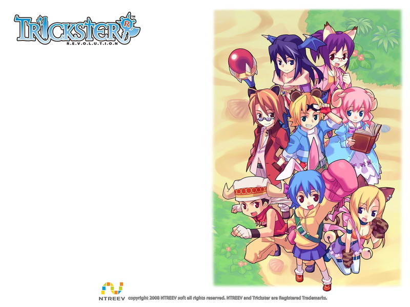 《幻想题材MMORPG手游 Trickster 高清壁纸合集》