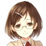45张戴眼镜动漫女生头像合集