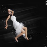 氛围感拉满！23张水中穿婚纱的女生头像合集