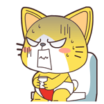 猫咪放假专属表情包来啦！