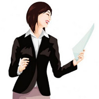 职场女生专属！14张好看的微信卡通头像合集