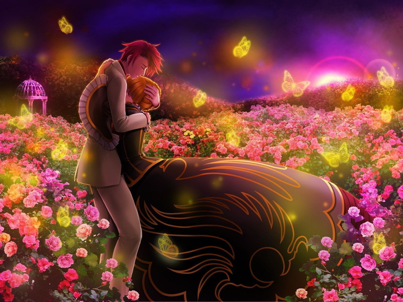 《海猫鸣泣之时》绝美情侣壁纸合集 甜度拉满的二次元浪漫