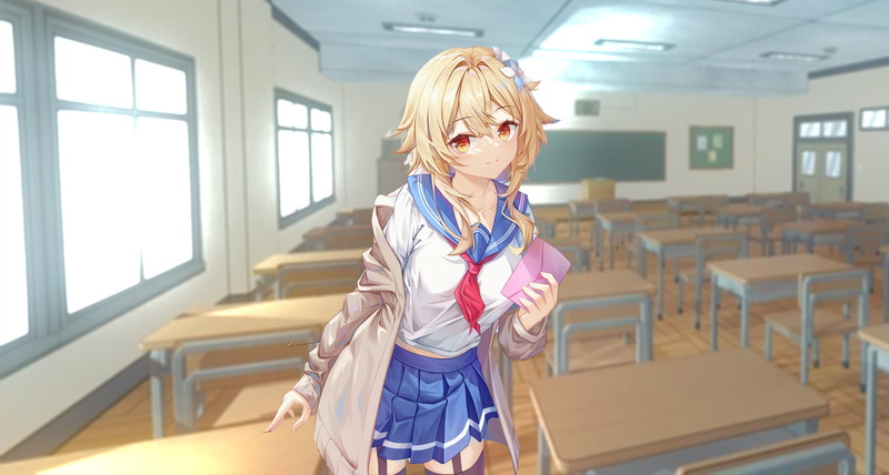 原神荧妹海边甜妹壁纸