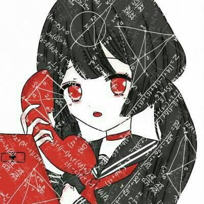 女生带数字公式的动漫头像合集 14张高清好看的女生动漫头像