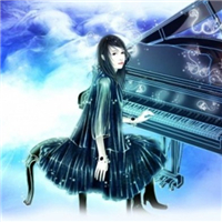 12张超绝弹钢琴动漫女生头像 氛围感拉满