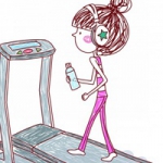 卡通励志女生QQ头像，单枪匹马也要加油（21张）