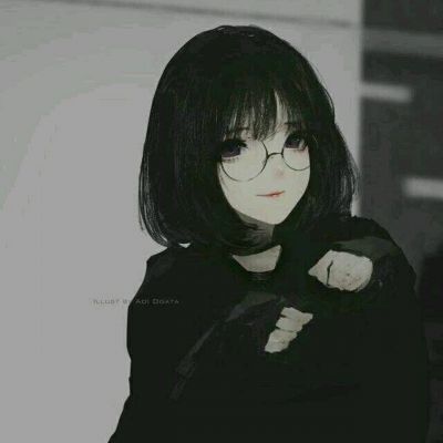 女生专属！19张高清消极丧系动漫头像