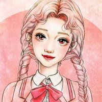 女生动漫粉红唇头像 11张软妹感拉满