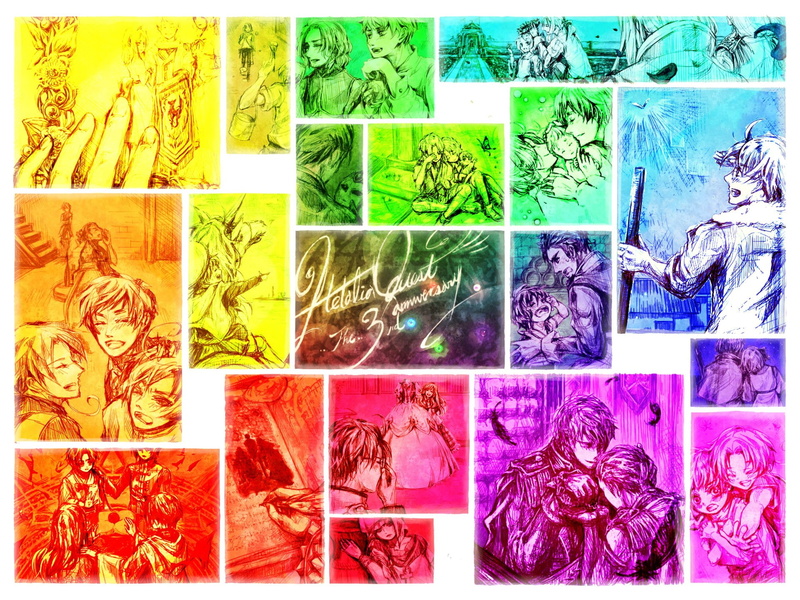 《黑塔利亚 轴方势力》高清壁纸合集 1080P画质