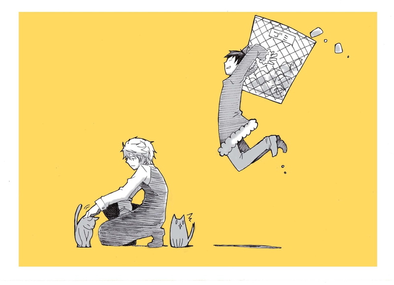 无头骑士异闻录 官方同人壁纸合集 折原临也和平和岛静镇登场 高清无码1080P