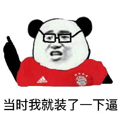 穿红衣金馆长熊猫人表情包来啦