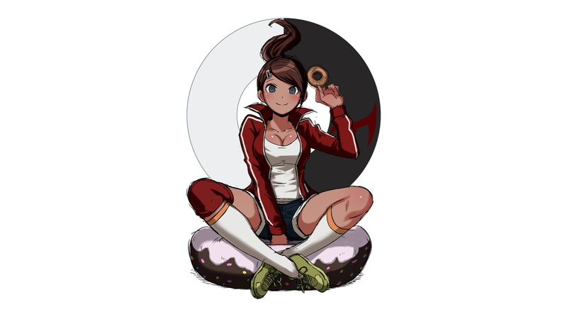 朝日奈葵甜甜圈主题壁纸