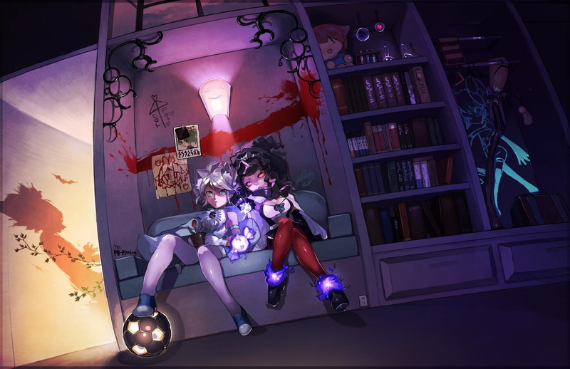 绝美人鱼天使少女 二次元魔法水精灵2K高清手机壁纸