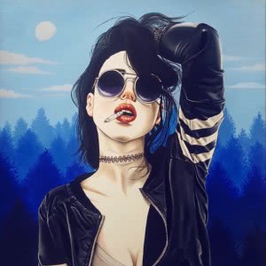 拽酷又飒！26张高清女生酷霸头像合集