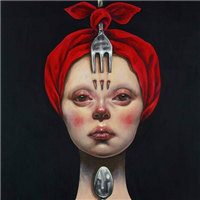 欧美带点恐怖感的女生重口味欧美头像 共7张