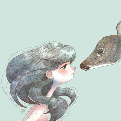 九张高清手绘女生头像 个性感拉满的自用头像合集