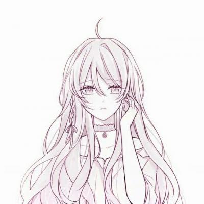 7张超好看的长发女生动漫头像合集