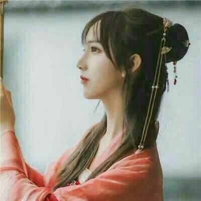 14张高清红衣霸气古风女生真人头像合集