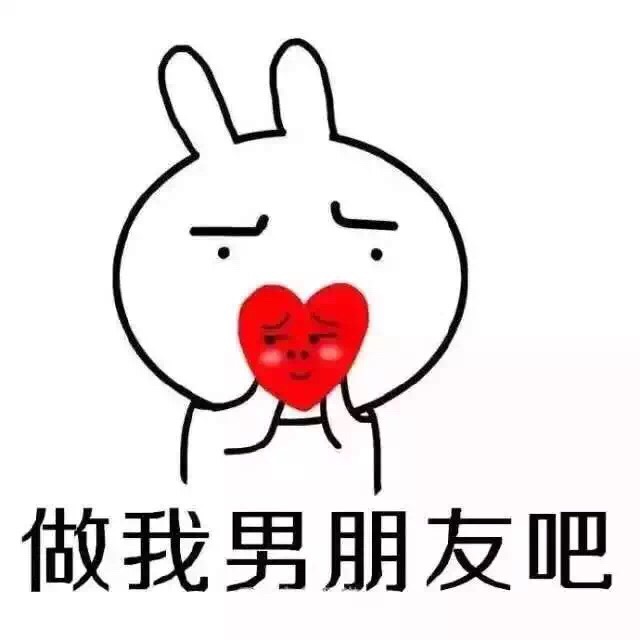恶搞兔版“做我男朋友吧”表情包来啦