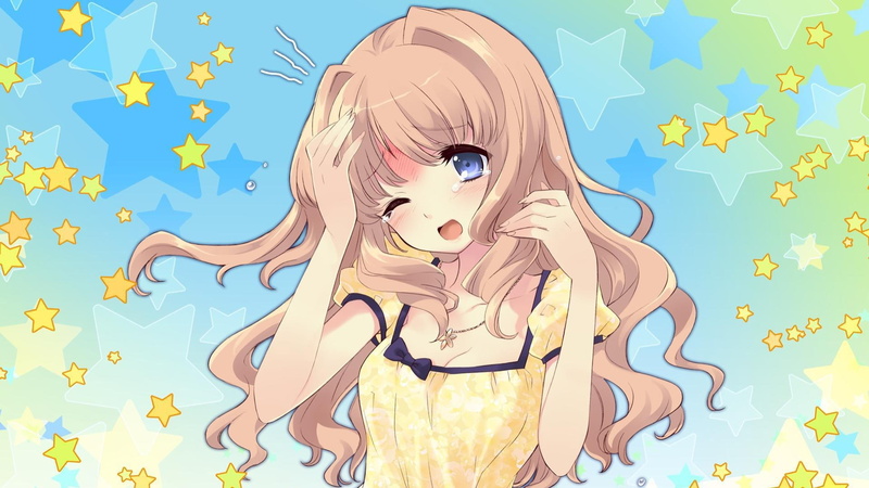 受伤的好看动漫少女壁纸
