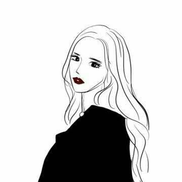 12张彩色手绘女生头像 高清个性款合集