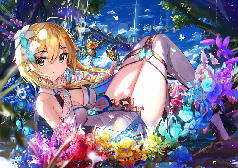 原神荧妹躺姿绝美壁纸 4K高清色彩拉满