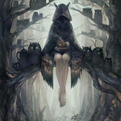 9张高清暗黑系动漫女生头像 氛围感拉满的黑暗风女头合集