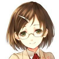 戴眼镜的可爱卡通女生头像合集 39款漫画风女头分享