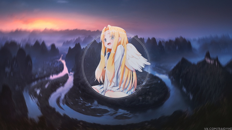 4K画中画壁纸！这些动漫少女壁纸也太绝了吧