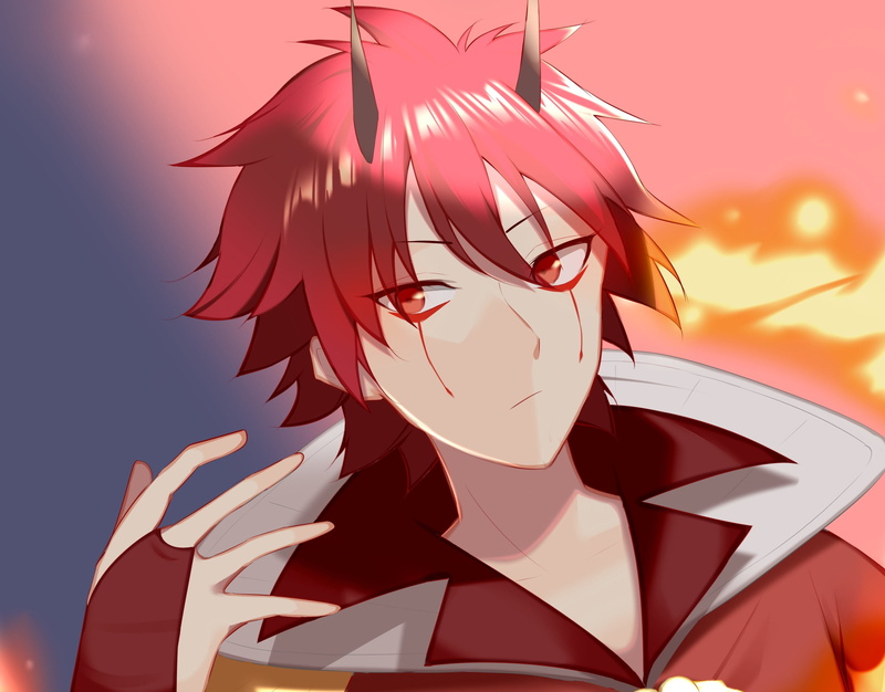 《关于我转生变成史莱姆这档事》红丸高清壁纸 1080P