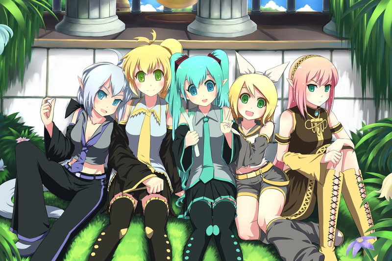 初音未来等Vocaloid角色高清壁纸合集