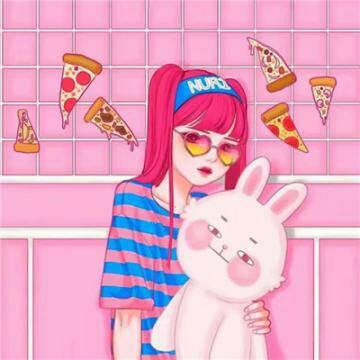 粉色系动漫清纯少女头像来啦！一共12张高清款