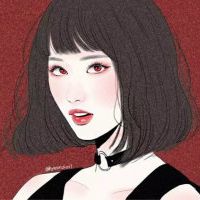 女生动漫粉红唇头像 11张软妹感拉满