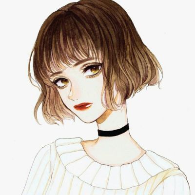 21张高清时尚手绘女生微信头像 适配微信使用的精致手绘头像合集